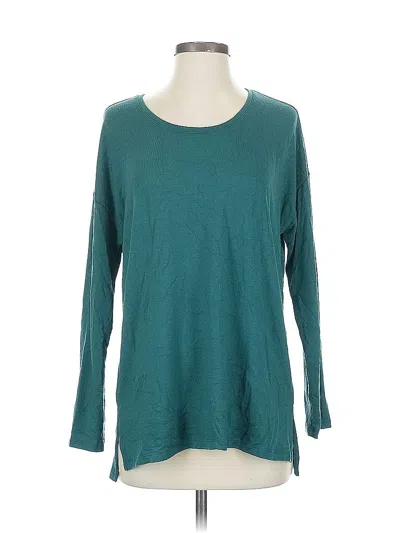 Pre-owned Banana Republic 3/4 Sleeve T-shirt In Blue