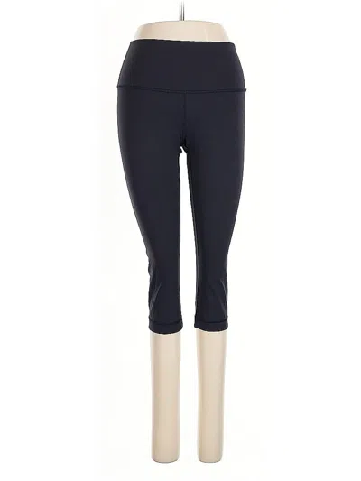 Pre-owned Lululemon Athletica Active Pants In Blue