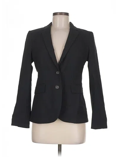 Pre-owned Banana Republic Wool Blazer Jacket In Black