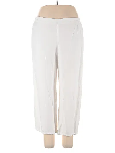 Pre-owned Jjill Casual Pants In White