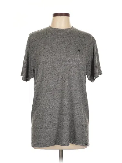 Pre-owned Hurley Active T-shirt In Gray