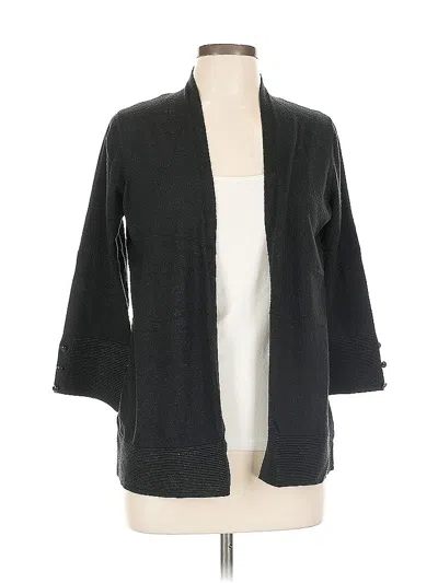 Pre-owned Evolution By Cyrus Cardigan Sweater In Black