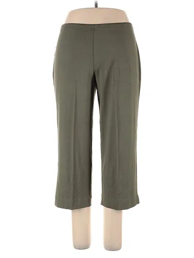 Pre-owned Jjill Casual Pants In Green