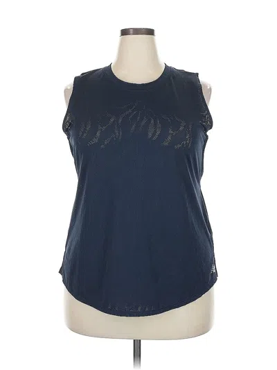 Pre-owned New Balance Sleeveless T-shirt In Blue