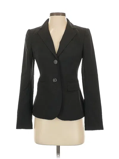 Pre-owned Banana Republic Wool Blazer Jacket In Black