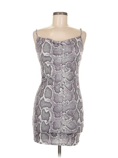 Pre-owned Forever 21 Cocktail Dress In Gray