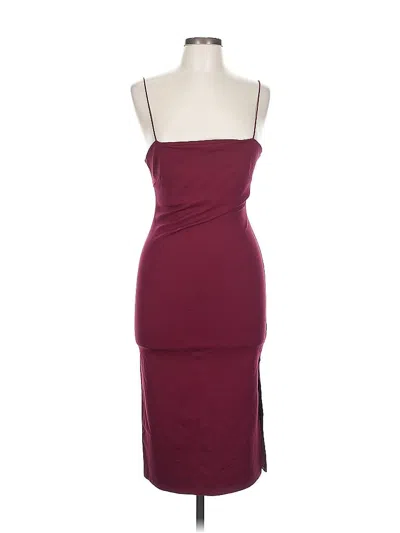 Pre-owned Dee Elly Cocktail Dress In Burgundy