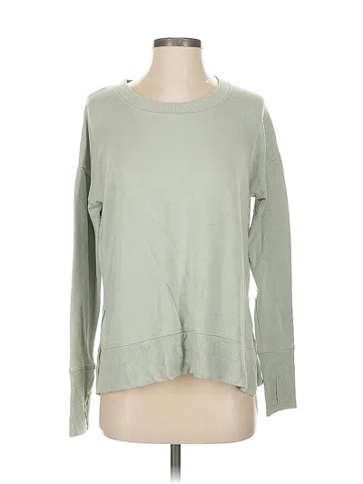 Pre-owned Athleta Sweatshirt In Green