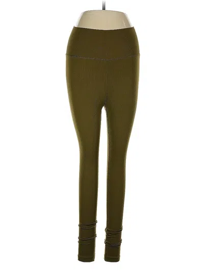 Pre-owned Athleta Active Pants In Green