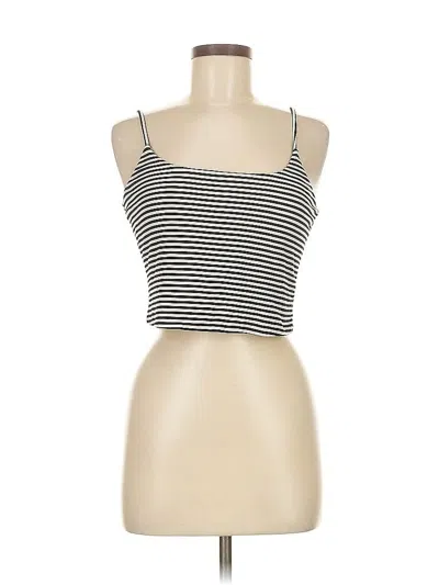 Pre-owned Bp. Tank Top Ivory Strapless Neckline Tops In White