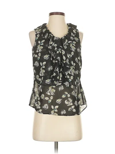 Pre-owned Ann Taylor Loft Outlet Sleeveless Blouse In Black