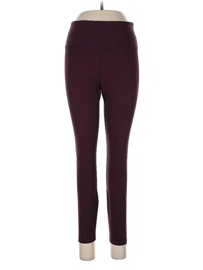 Pre-owned Spyder Active Pants In Burgundy