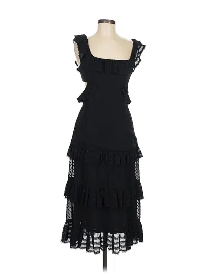 Pre-owned Zimmermann Cocktail Dress In Black