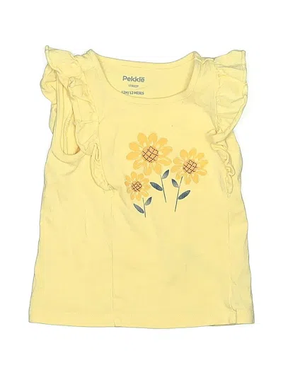 Pre-owned Pekkle Babies' Sleeveless Blouse In Yellow