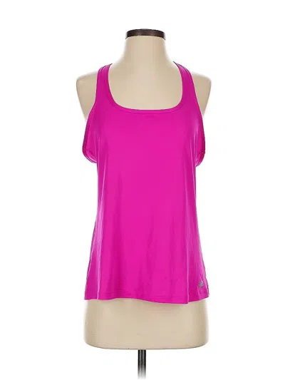 Pre-owned New Balance Tank Top Purple Halter Neckline Tops