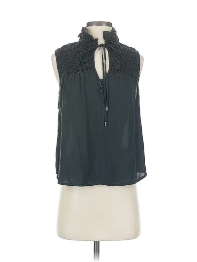 Pre-owned Free People Tank Top Gray Halter Neckline Tops