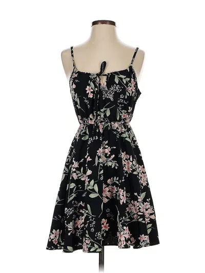 Pre-owned Shein Casual Dress In Black