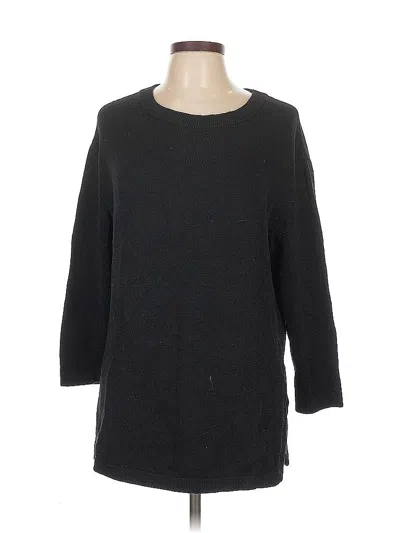 Pre-owned St John Pullover Sweater In Black