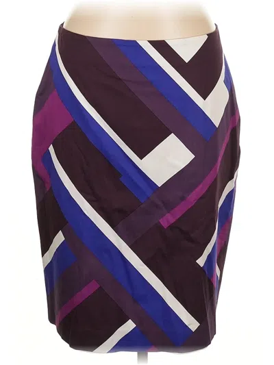 Pre-owned Ann Taylor Formal Skirt In Purple