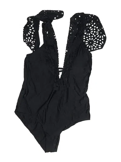 Pre-owned Luxe By Lisa Vogel One Piece Swimsuit In Black