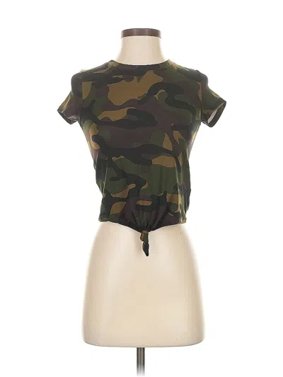 Pre-owned Haley & June Short Sleeve T-shirt In Green