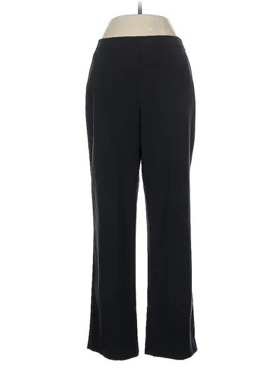 Pre-owned Dana Buchman Dress Pants In Black
