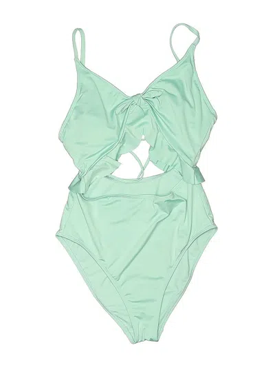 Pre-owned Hurley One Piece Swimsuit In Blue