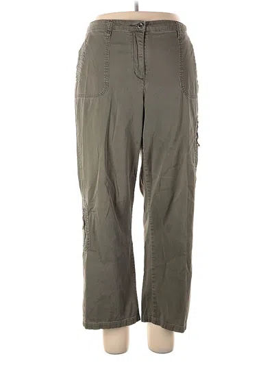 Pre-owned Chico's Cargo Pants In Green