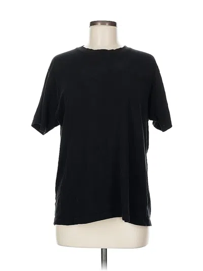 Pre-owned Uniqlo Short Sleeve T-shirt In Black