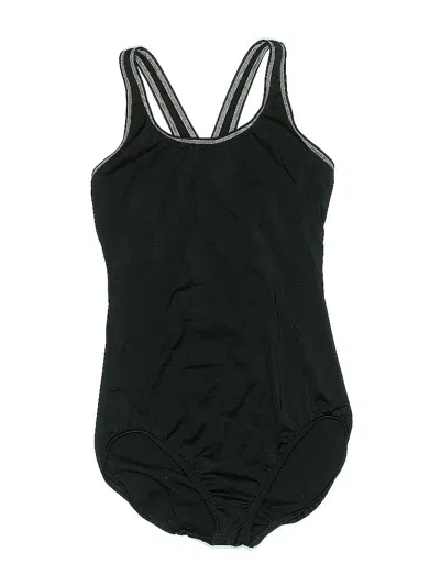 Pre-owned Lands' End One Piece Swimsuit In Black