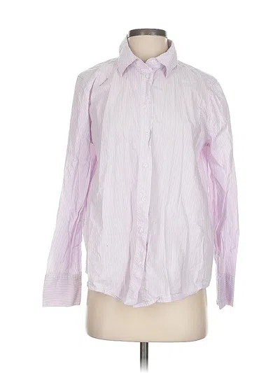 Pre-owned Banana Republic Factory Store Long Sleeve Button Down Shirt In Pink