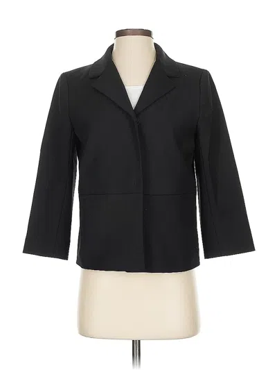 Pre-owned Talbots Blazer Jacket In Black