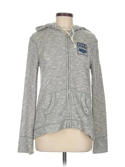Pre-owned Feed Usa + Target Zip Up Hoodie In Gray