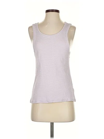 Pre-owned Vineyard Vines Tank Top Silver Strapless Neckline Tops