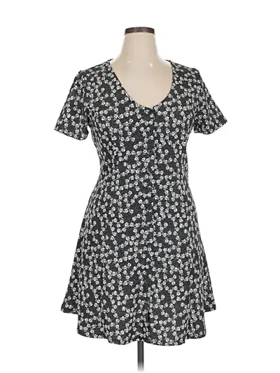 Pre-owned Forever 21 Plus Casual Dress In Gray