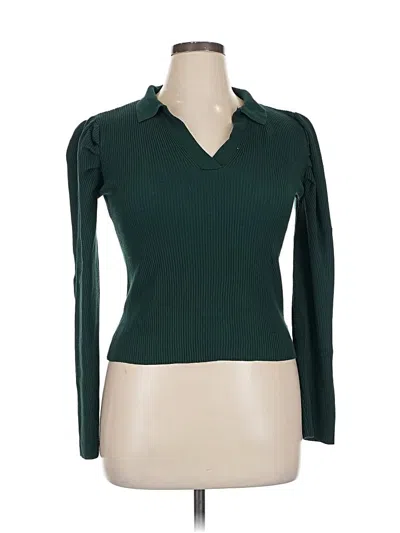Pre-owned Fashion Nova Cardigan Sweater In Green