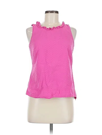 Pre-owned Vineyard Vines Sleeveless Blouse In Pink