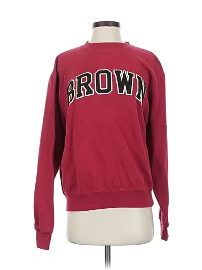 Pre-owned Champion Sweatshirt In Burgundy