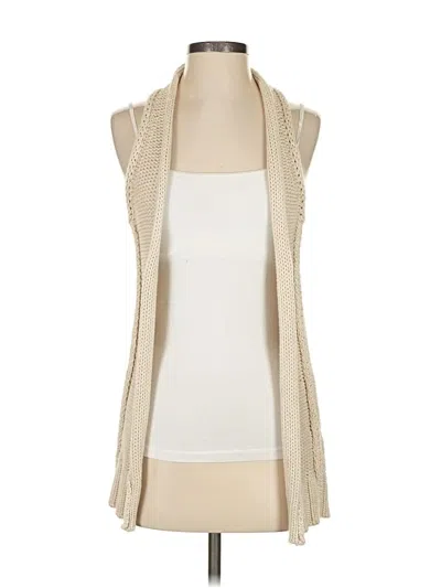 Pre-owned Banana Republic Heritage Collection Sleeveless Top Ivory Cowl Neck Tops In White