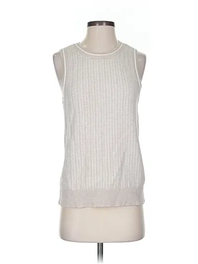 Pre-owned Vineyard Vines Sweater Vest In Silver