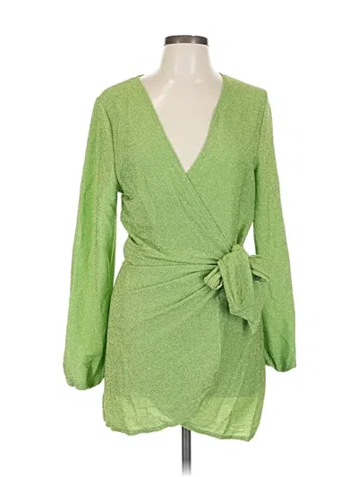 Pre-owned South Beach Cardigan Sweater In Green