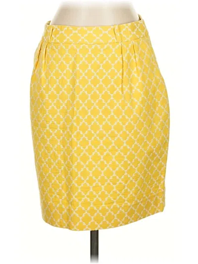 Pre-owned Kate Spade New York Casual Skirt In Yellow