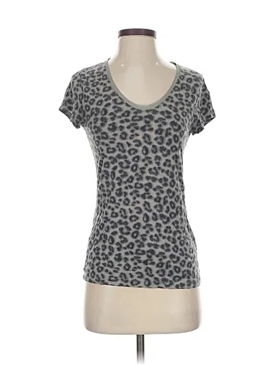 Pre-owned Banana Republic Short Sleeve T-shirt In Gray