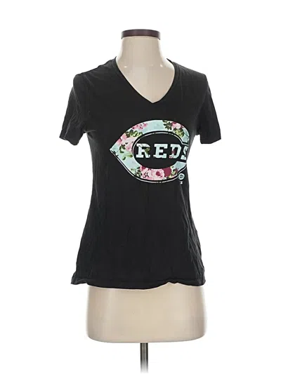 Pre-owned Fanatics Short Sleeve Top Black Scoop Neck Tops