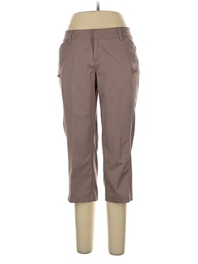 Pre-owned Under Armour Casual Pants In Brown