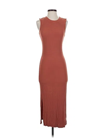 Pre-owned Weworewhat Casual Dress In Brown