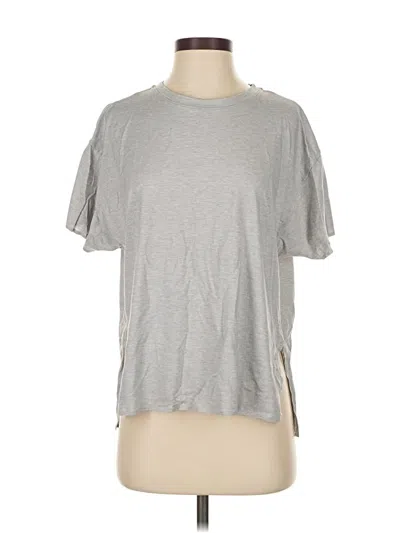Pre-owned Uniqlo Short Sleeve T-shirt In Silver