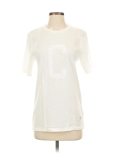 Pre-owned Converse Short Sleeve T-shirt In White