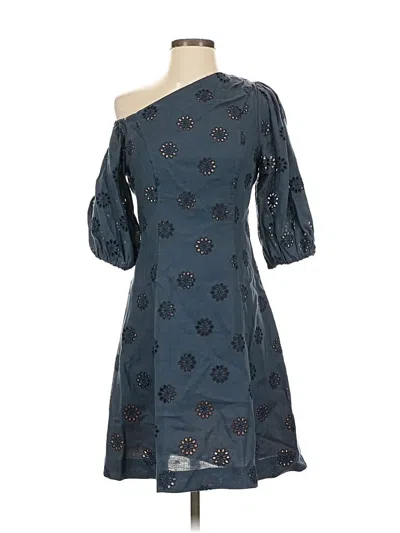 Pre-owned Figue Casual Dress In Blue