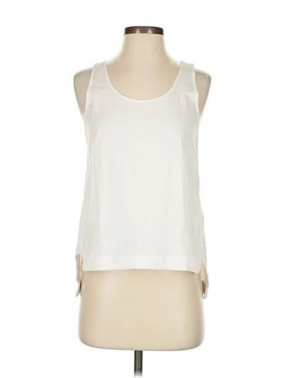 Pre-owned Derek Lam Sleeveless Blouse In White